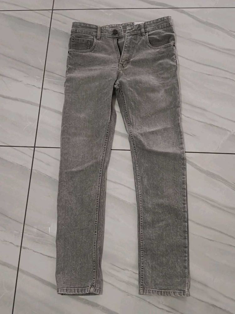 Classic Grey Wash Jeans