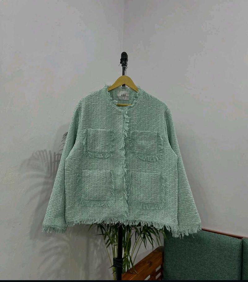 Tweed Jacket,Tweed Coat,Korean Jacket