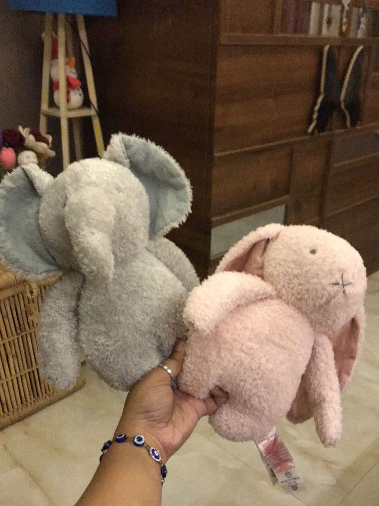 Blush Bunny Plush Toy With Freebie
