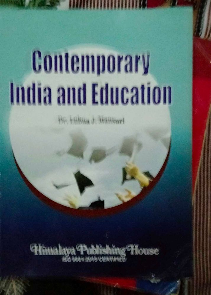 Contemporary India and Education Book
