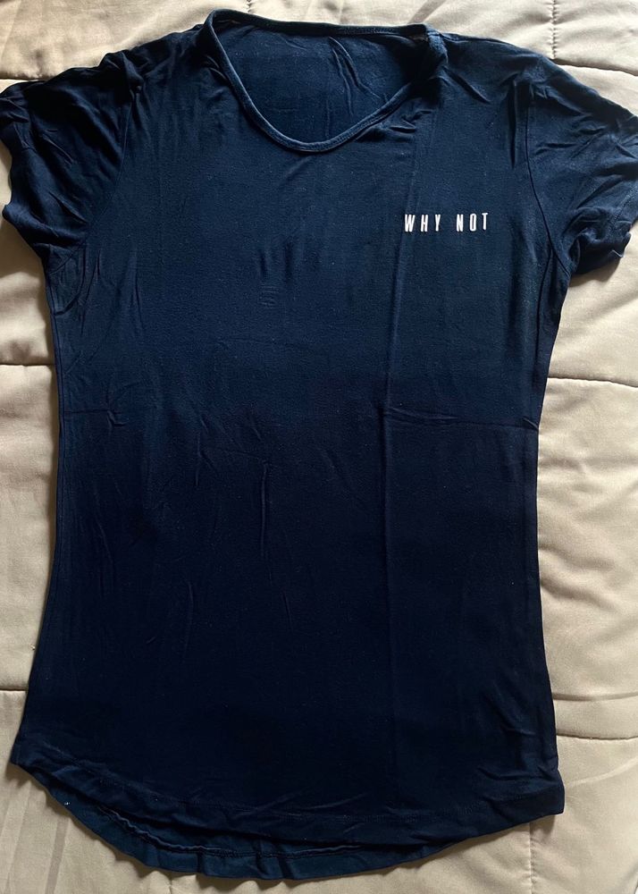 Skim Navy Blue Top