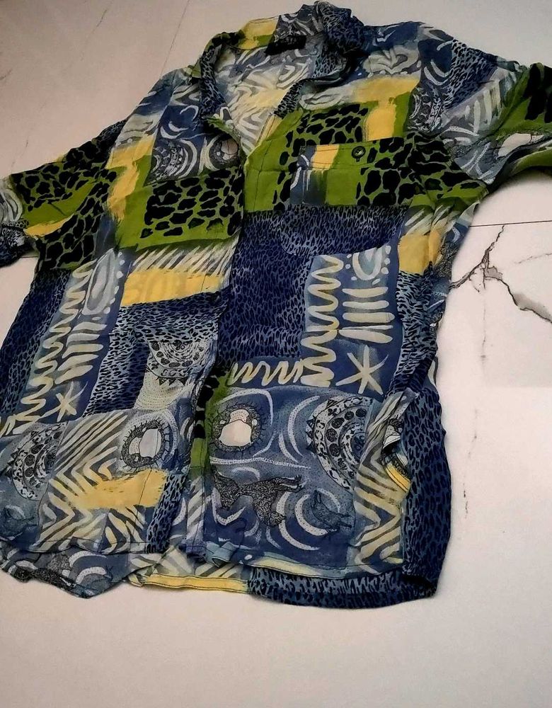Vintage Patterned Shirt