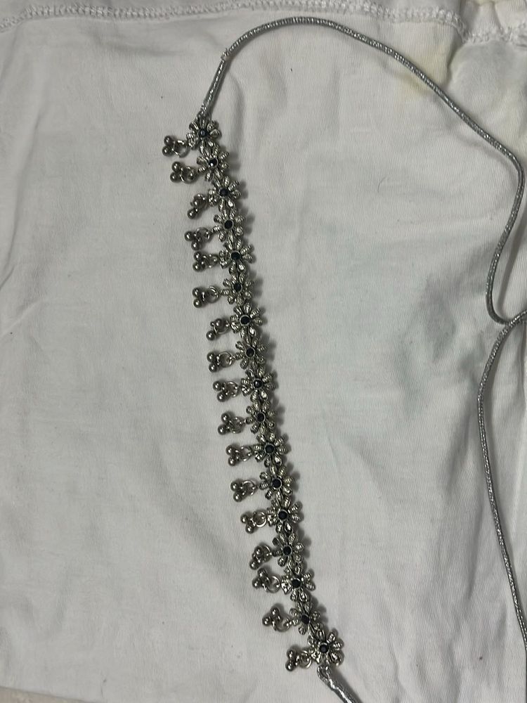 Boho Silver Flower necklace jewellery