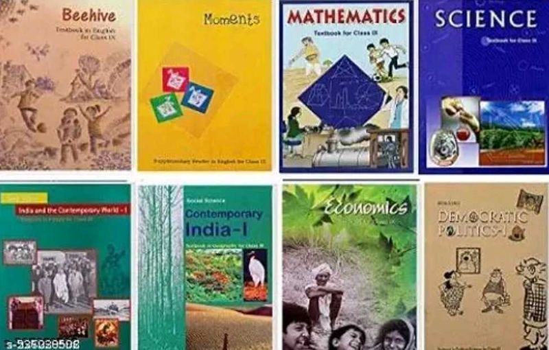 Set of 8 NCERT Textbooks for Class 9