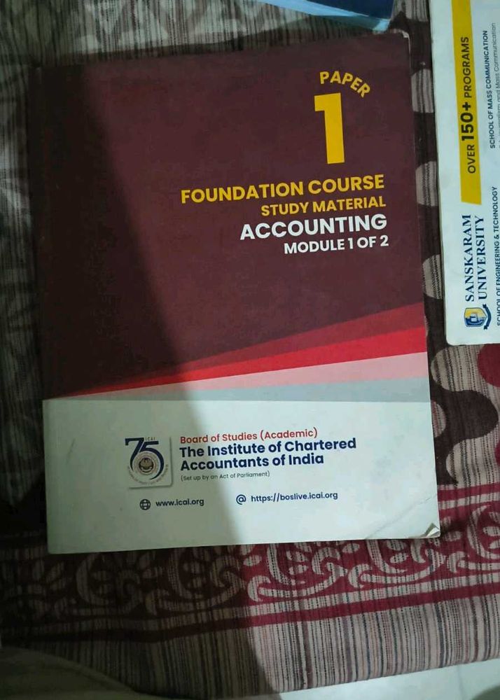 CA Foundation Books