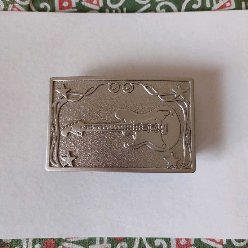 Rare Guitar Belt Buckle