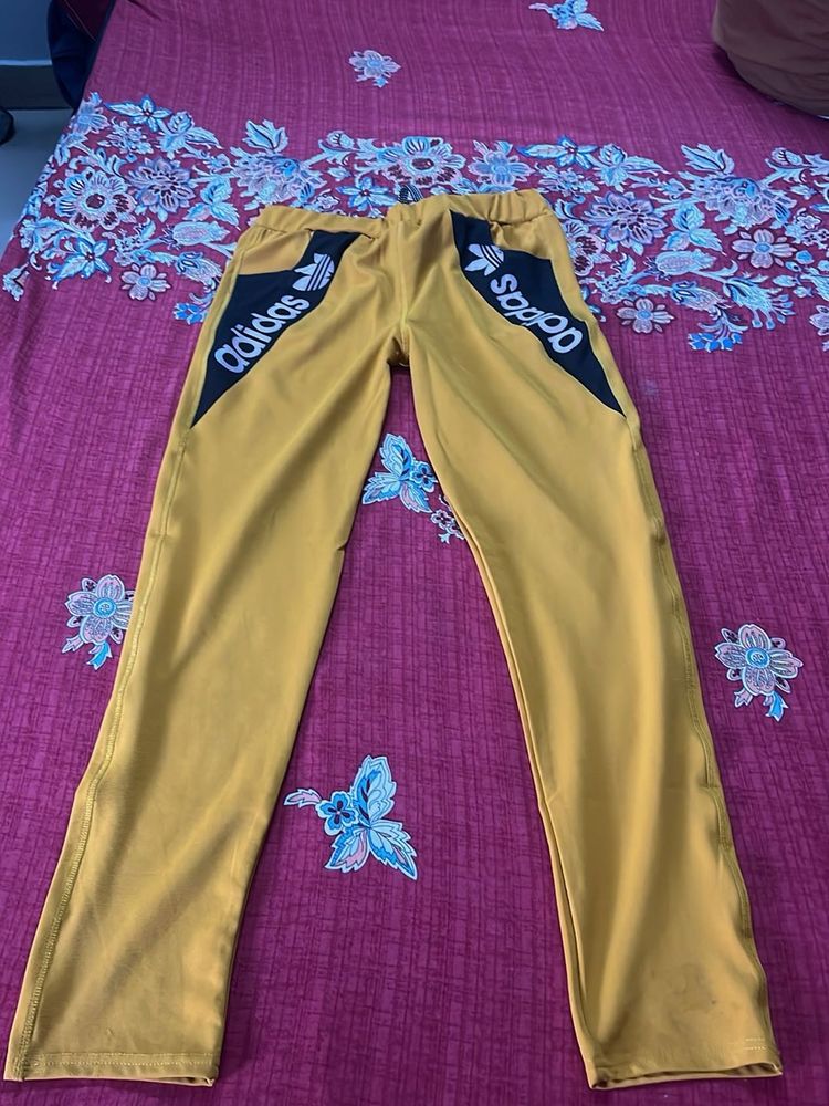 Adidas Yellow Track Pants