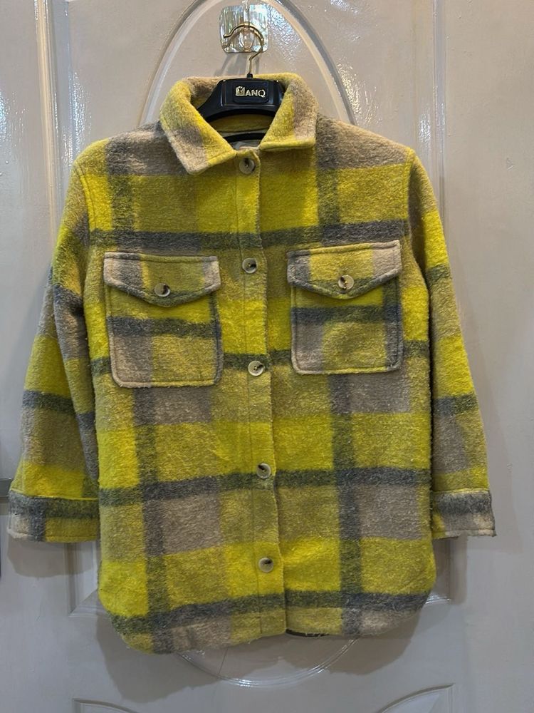 Cozy Plaid Shirt Jacket