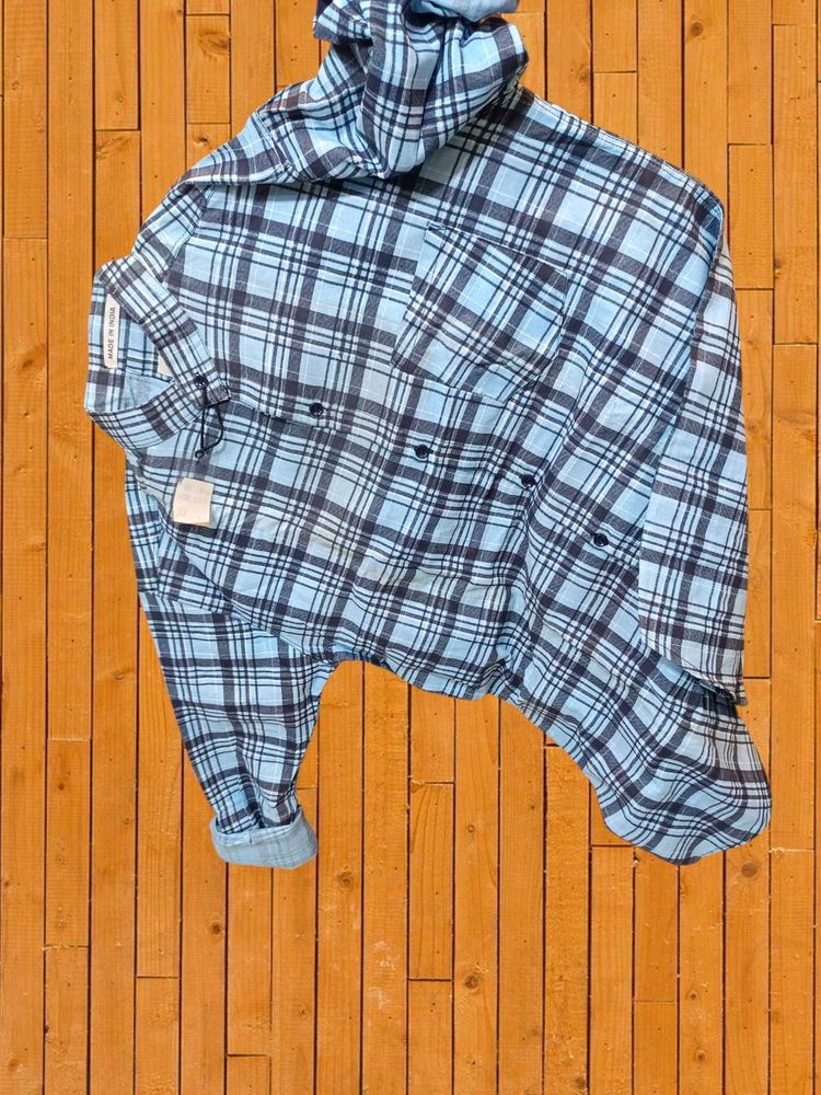Men's Checked Shirt Size L