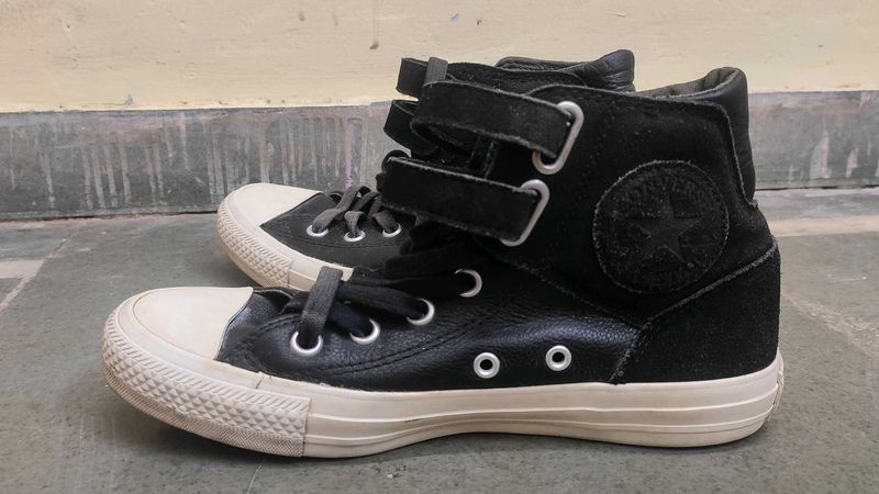 Black Converse High-Top Sneakers