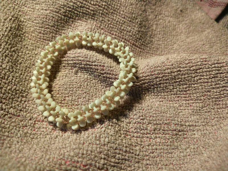 Chunky Light Pink 🩷 Beaded Bracelet