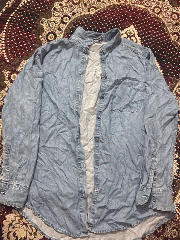oversized Denim Shirt