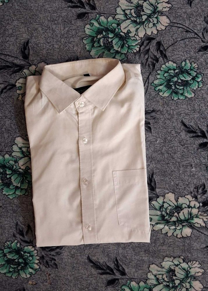 Classic Cream Long Sleeve Shirt