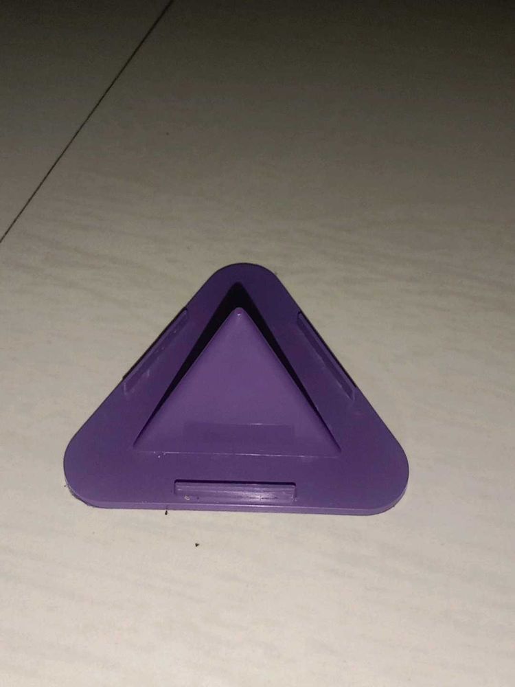 Purple Triangle Phone Stand