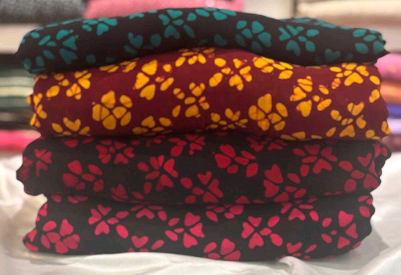 Georgette floral Print Materials