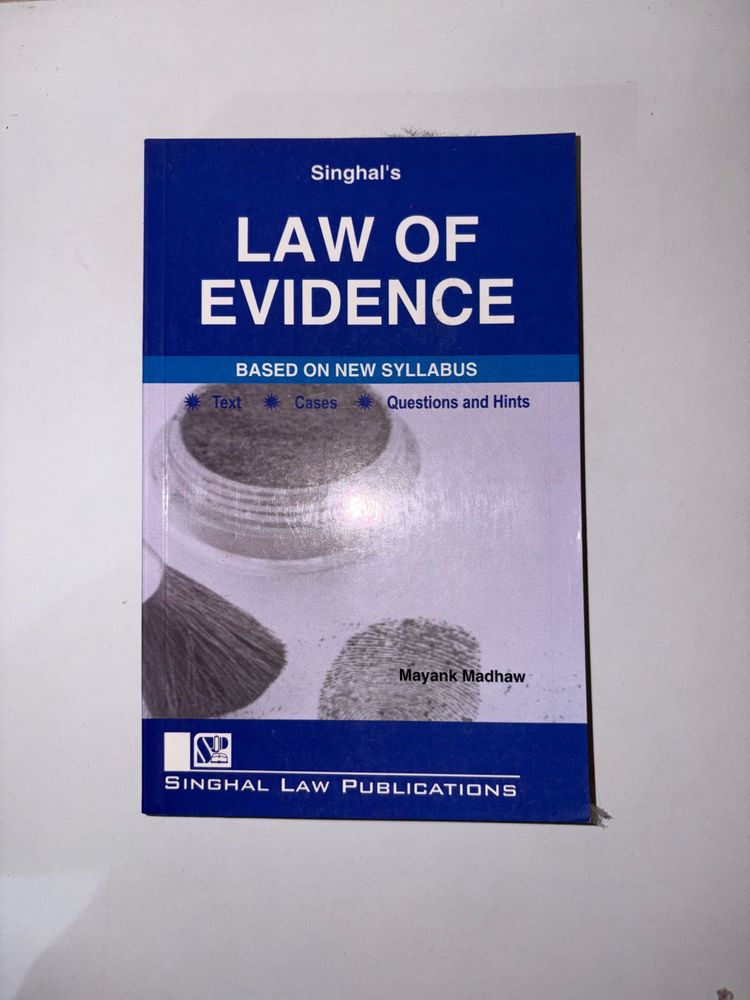 Law of Evidence - Singhal's