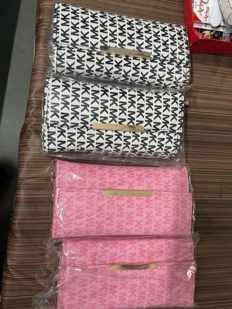 MK Signature Print Clutch - Set of 4