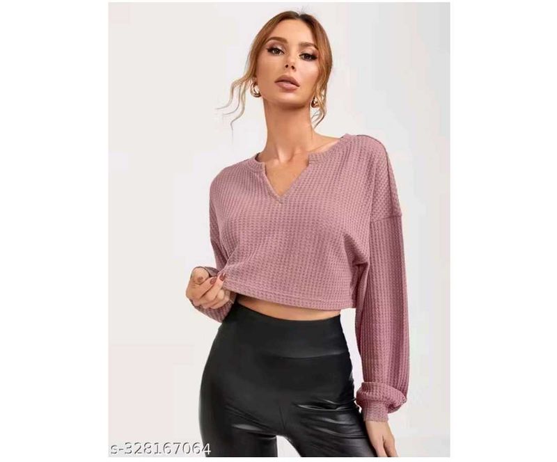 Mauve Cropped Top LR-15