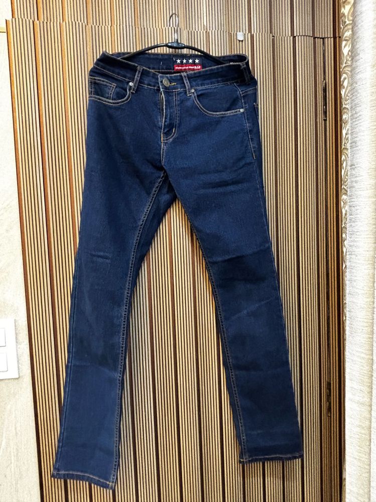 Dark Blue Denim Jeans