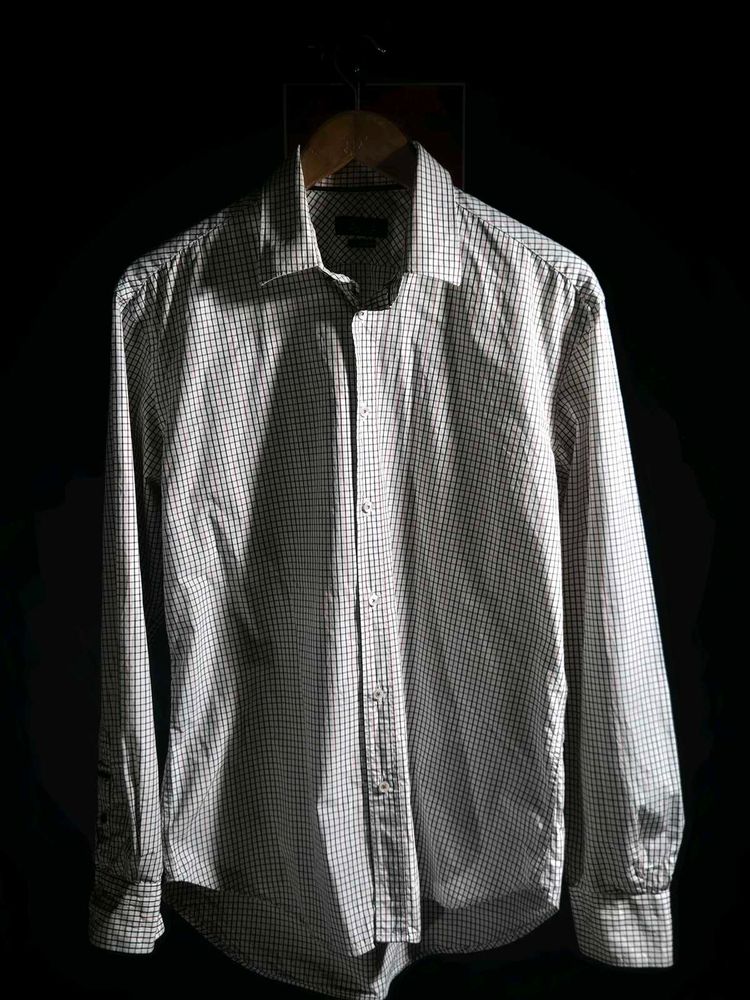Zara Men's Checked Tailored fit Shirt