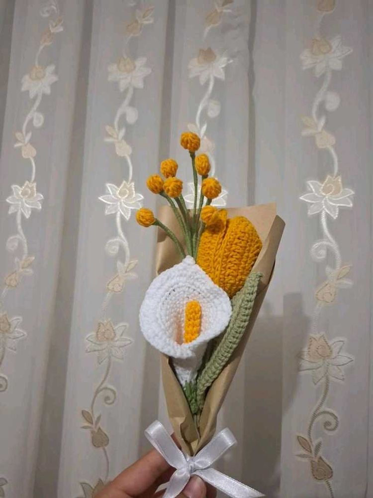 Handmade Crochet Flower Bouquet