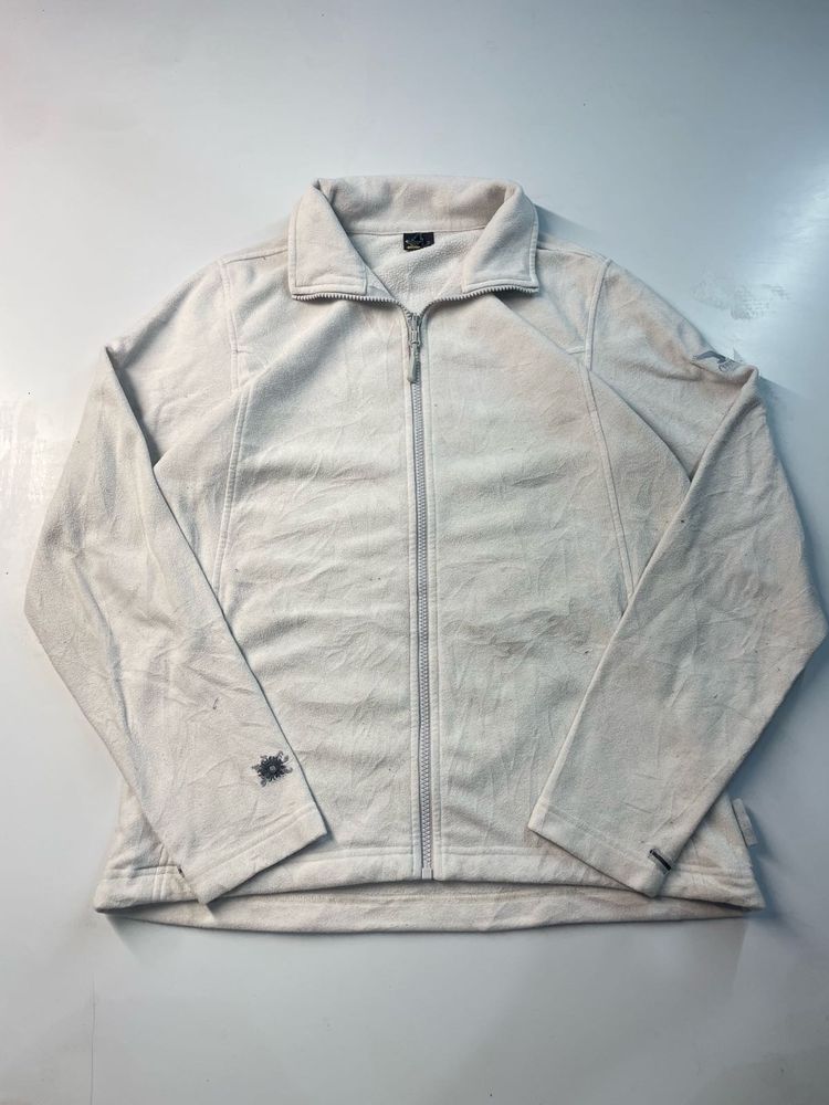 Lightweight Cream Fleece Jacket