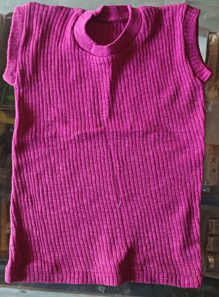 Ribbed Sleeveless Pink