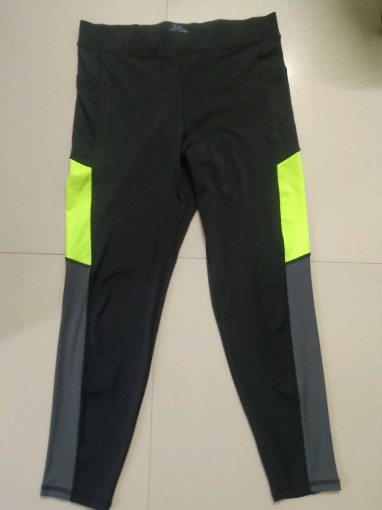 Black &amp; Neon Gym Tights