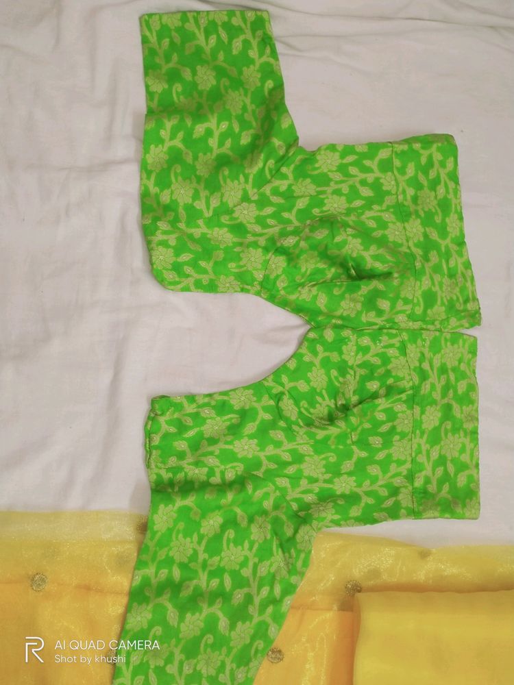 New Parrot Green Blouse