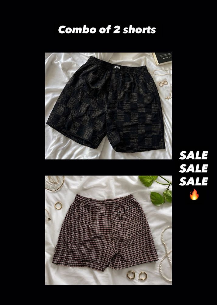 combo of 2 shorts For Women &amp; Girls 🍓