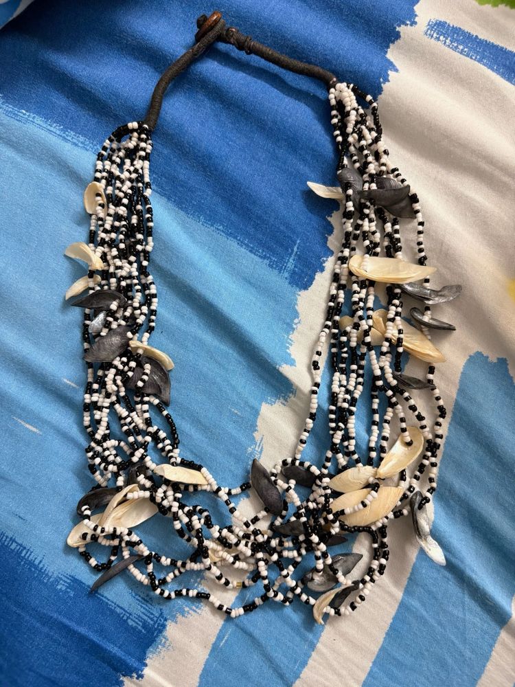 Boho Beaded Layered Necklace