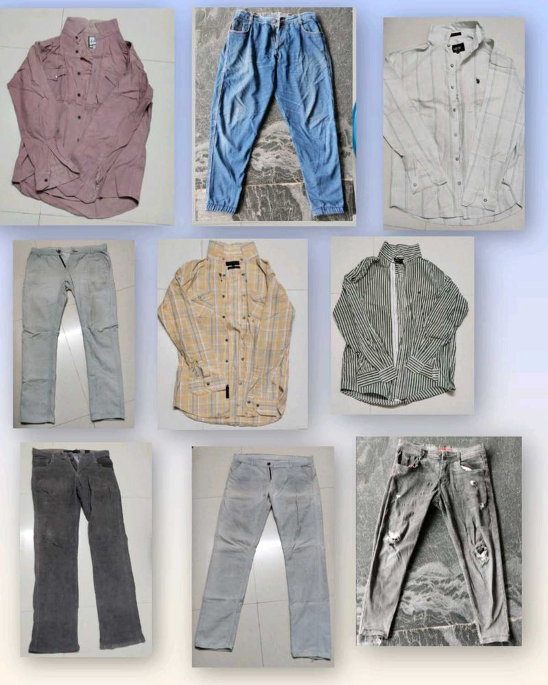 Men's Casual Shirts &amp; Jeans Bundle