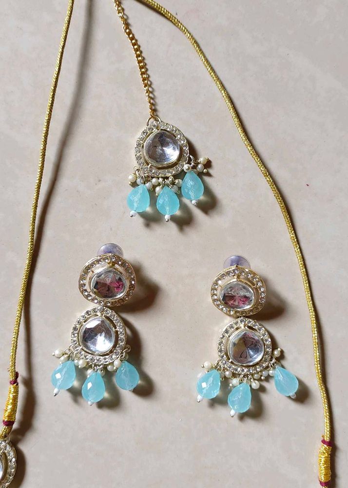 Blue Stone Jewellery Set