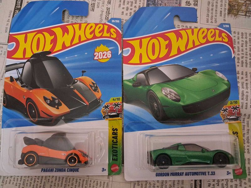 Hot Wheels : Pagani and Gordan Murray