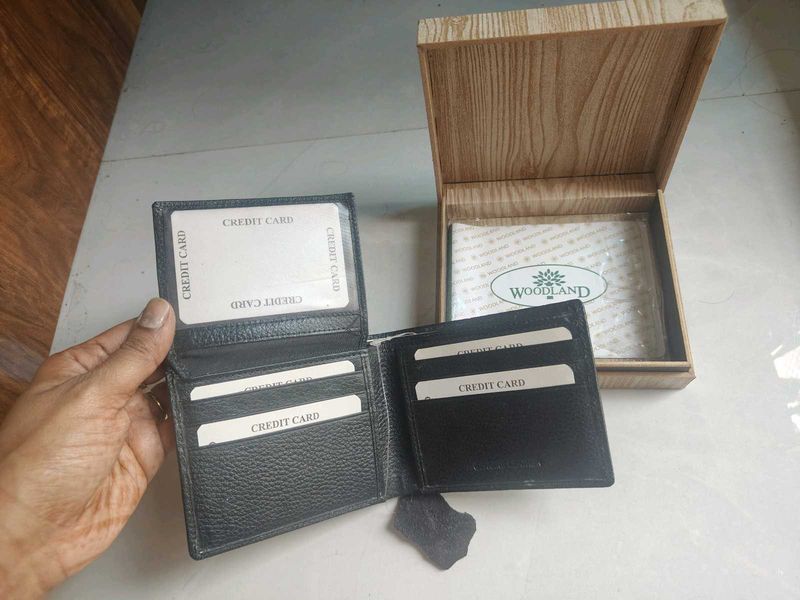 Woodland Leather Wallet with Box