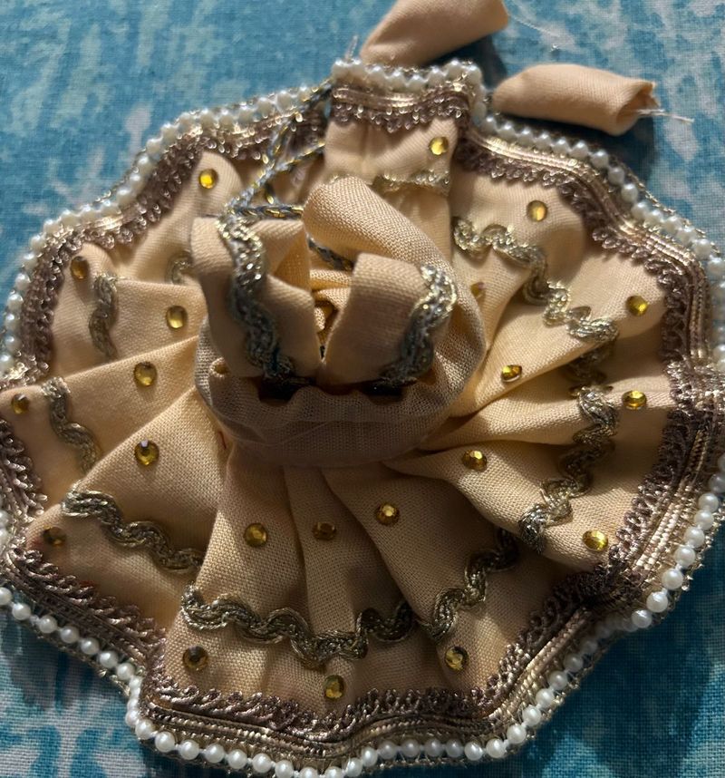 Beige Embellished Kireshna dress size 2.3 only 1 d