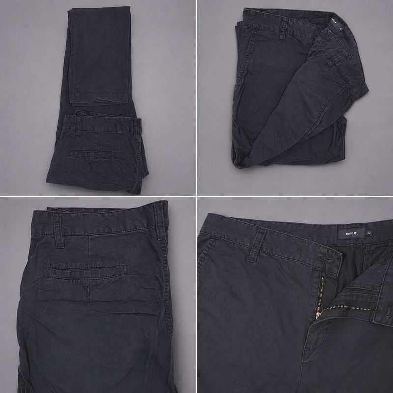 Celio - Black Semi Casual Pants