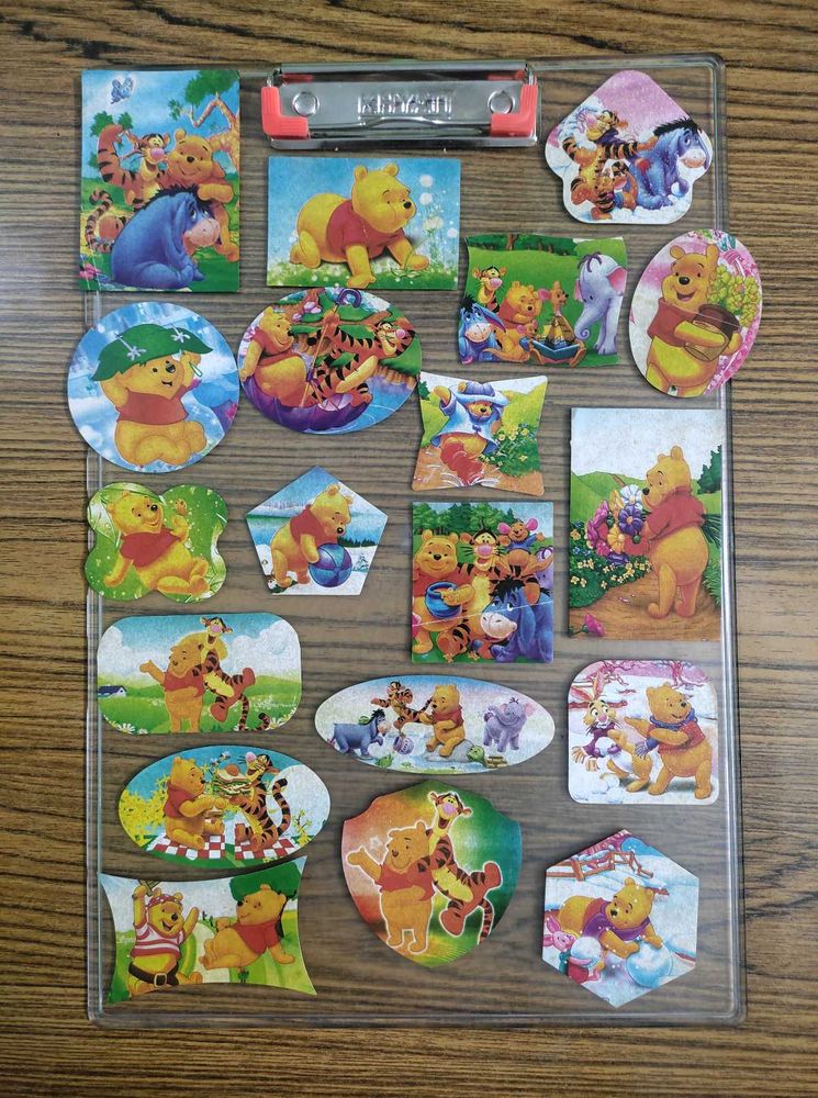Winnie the Pooh Paper Cutouts (19 Pieces)