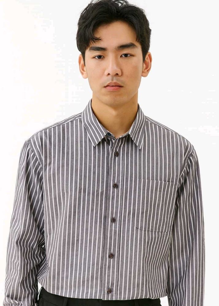 Men's Striped Casual Shirt