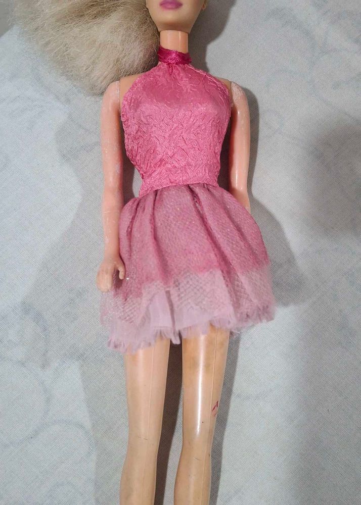 Doll in Pink Dress