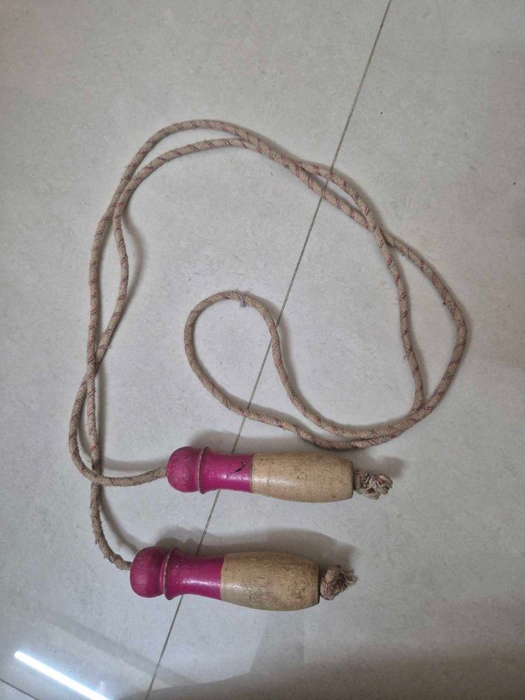 Vintage Wooden Jump Rope