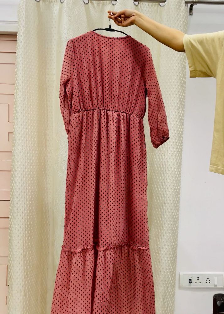Chic Polka Dot Maxi Dress
