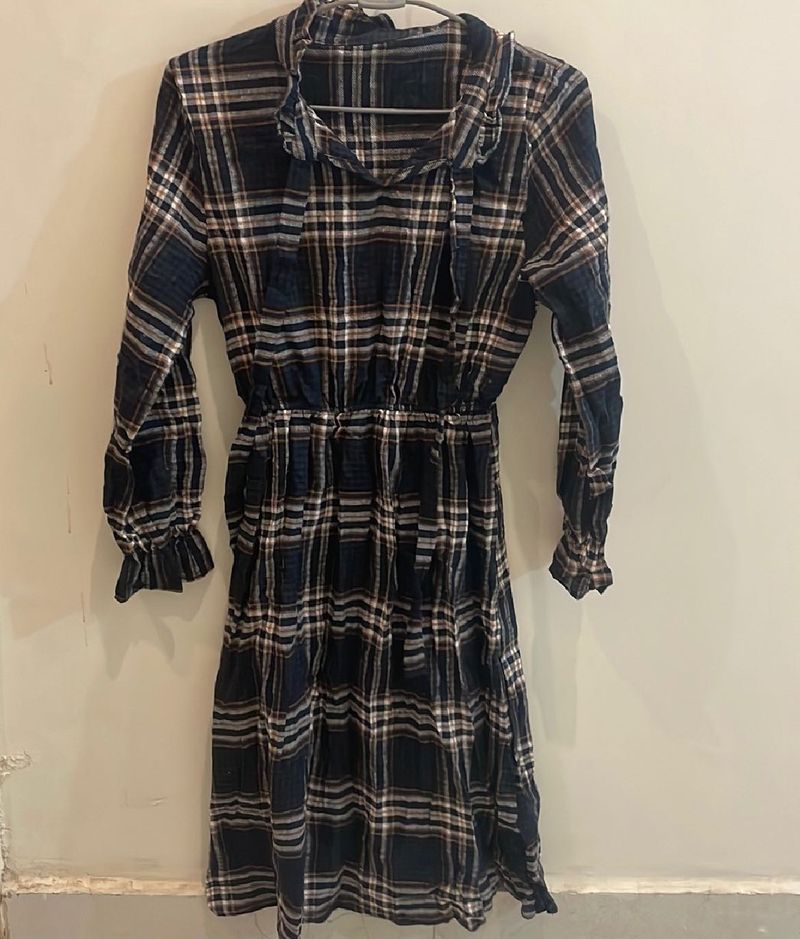 Plaid Flannel Dress