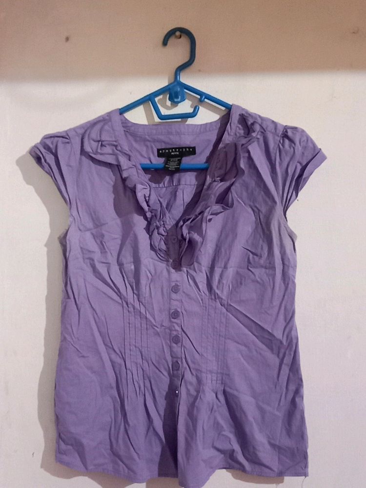Lavender Sleeveless Top
