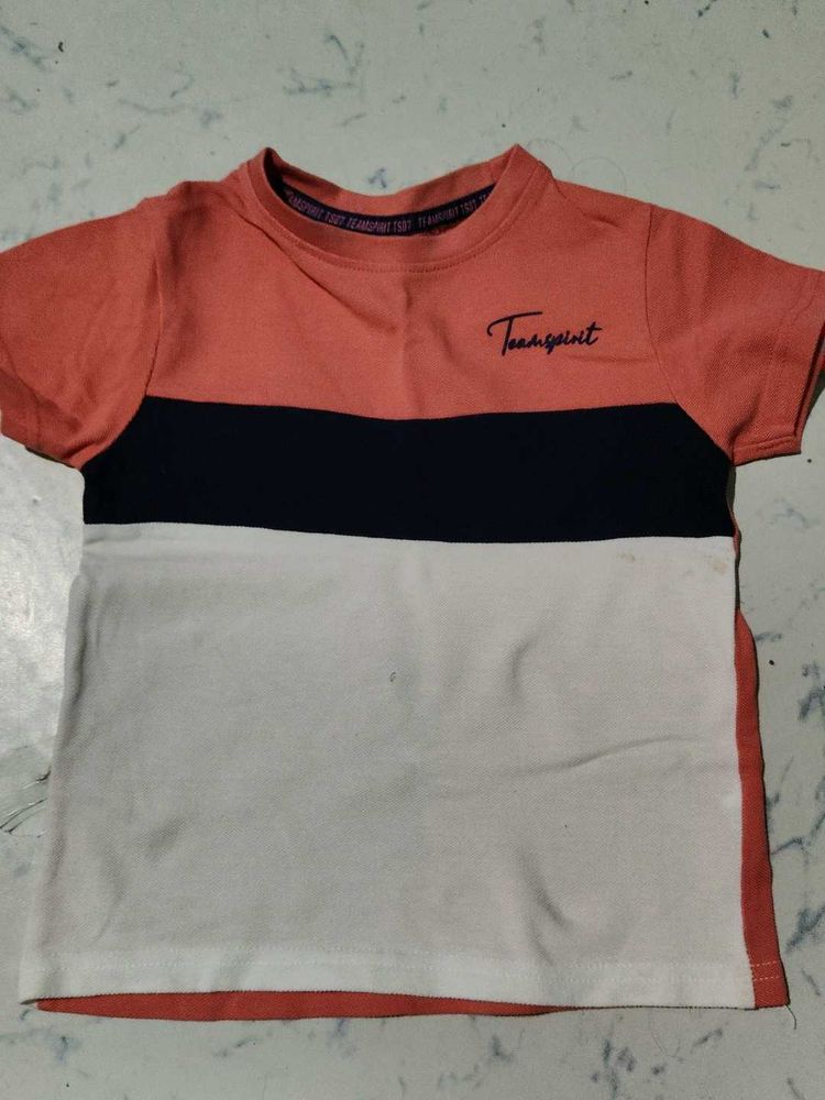 Boy's Color Block Tee