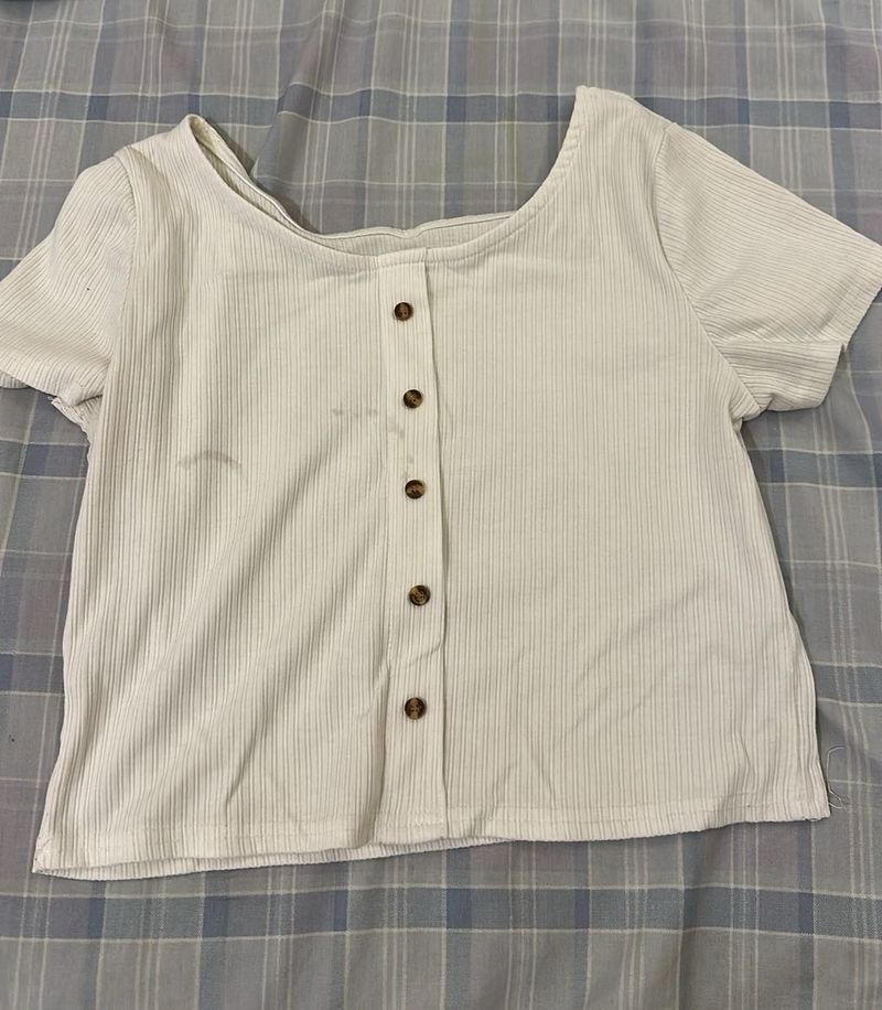 white used top