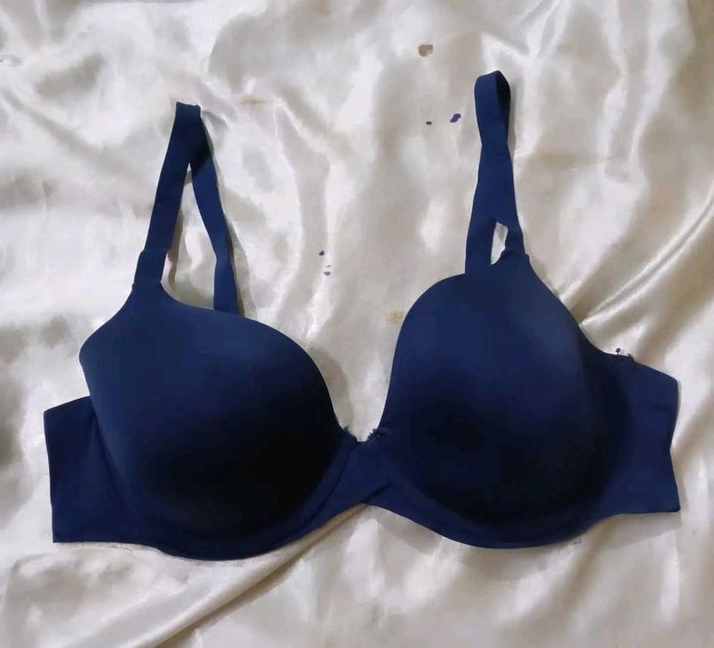 Navy Blue Padded Bra