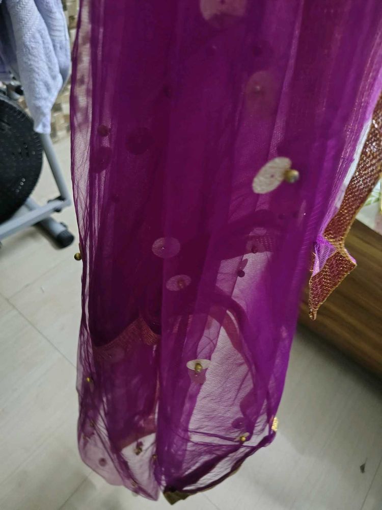 beautifull net duppta for party