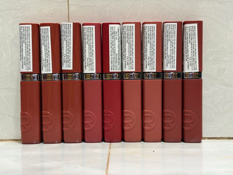 L'Oreal Matte Resistance Liquid Lipsticks.