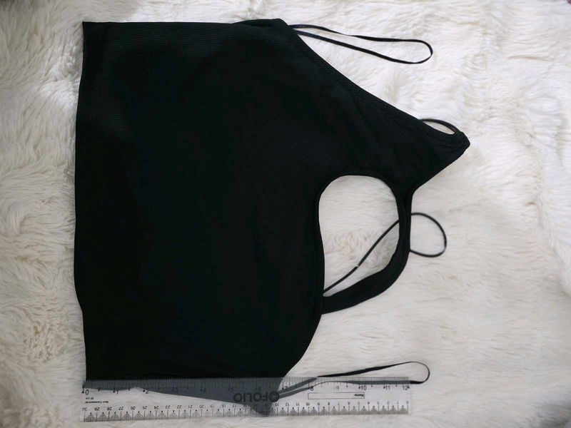 Zudio black crop top